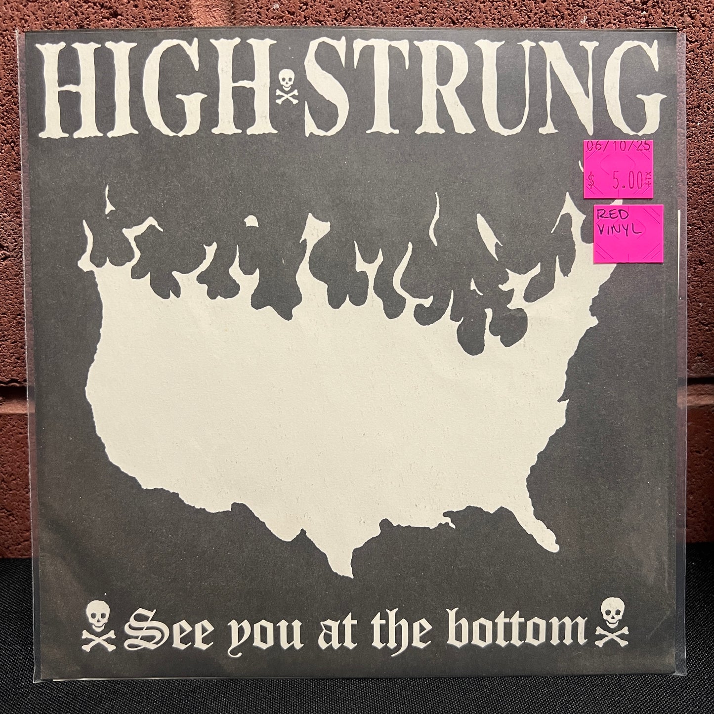Used Vinyl: High Strung "See You At The Bottom" 7" (Red Vinyl)