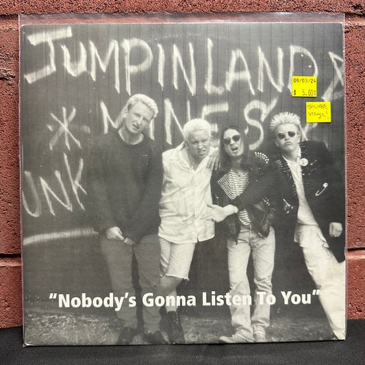 Used Vinyl:  Jumpin Land Mines ”Nobody's Gonna Listen To You” 10" (Silver vinyl)