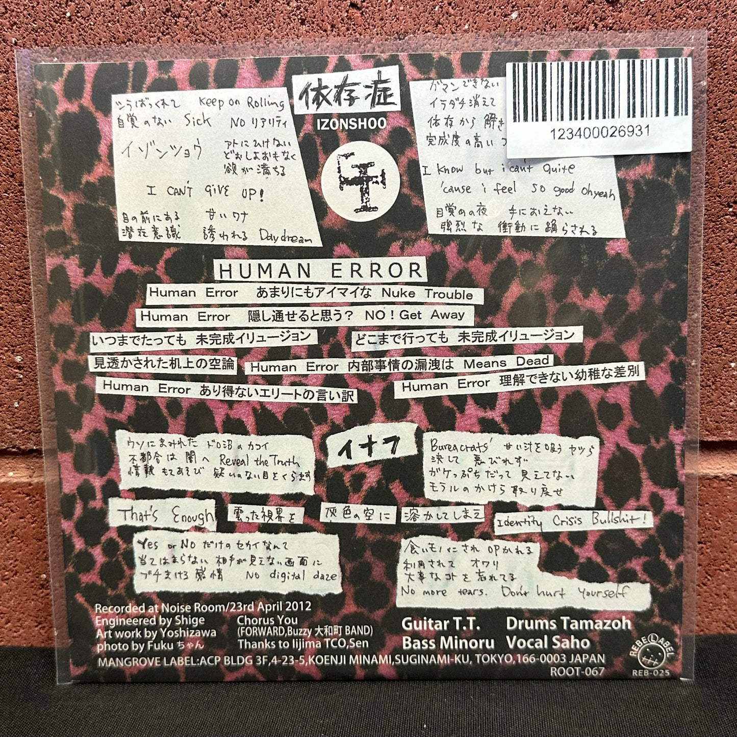 Used Vinyl:  Eiefits ”依存症” 7"