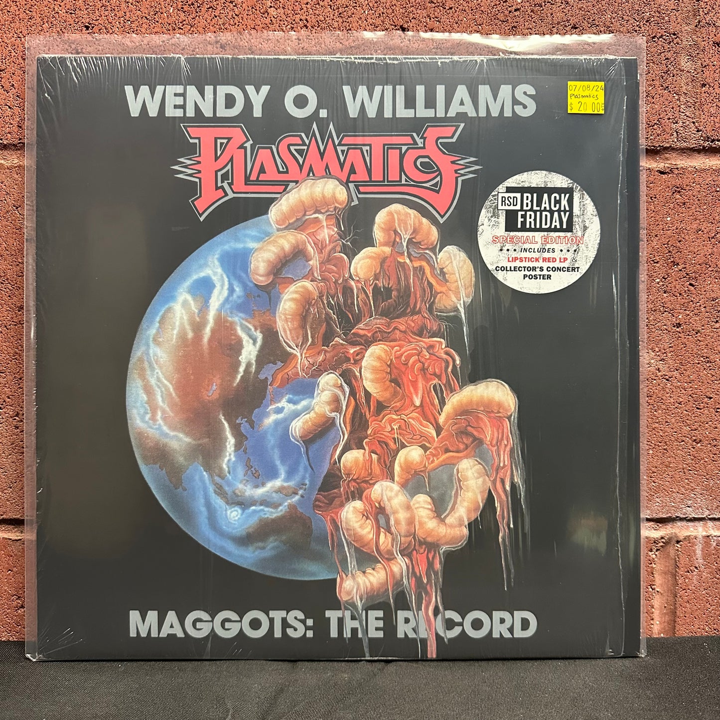 Used Vinyl:  Wendy O. Williams / Plasmatics ”Maggots: The Record” LP (Red vinyl)