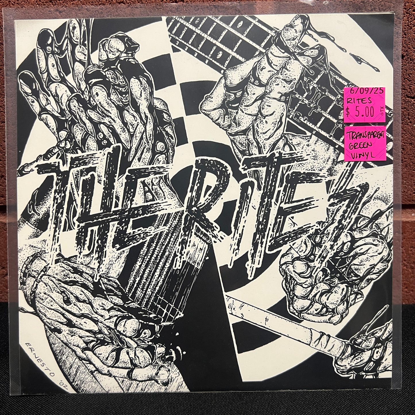 Used Vinyl: The Rites "Your Last Rites E.P." 7" (Transparent Green Vinyl)