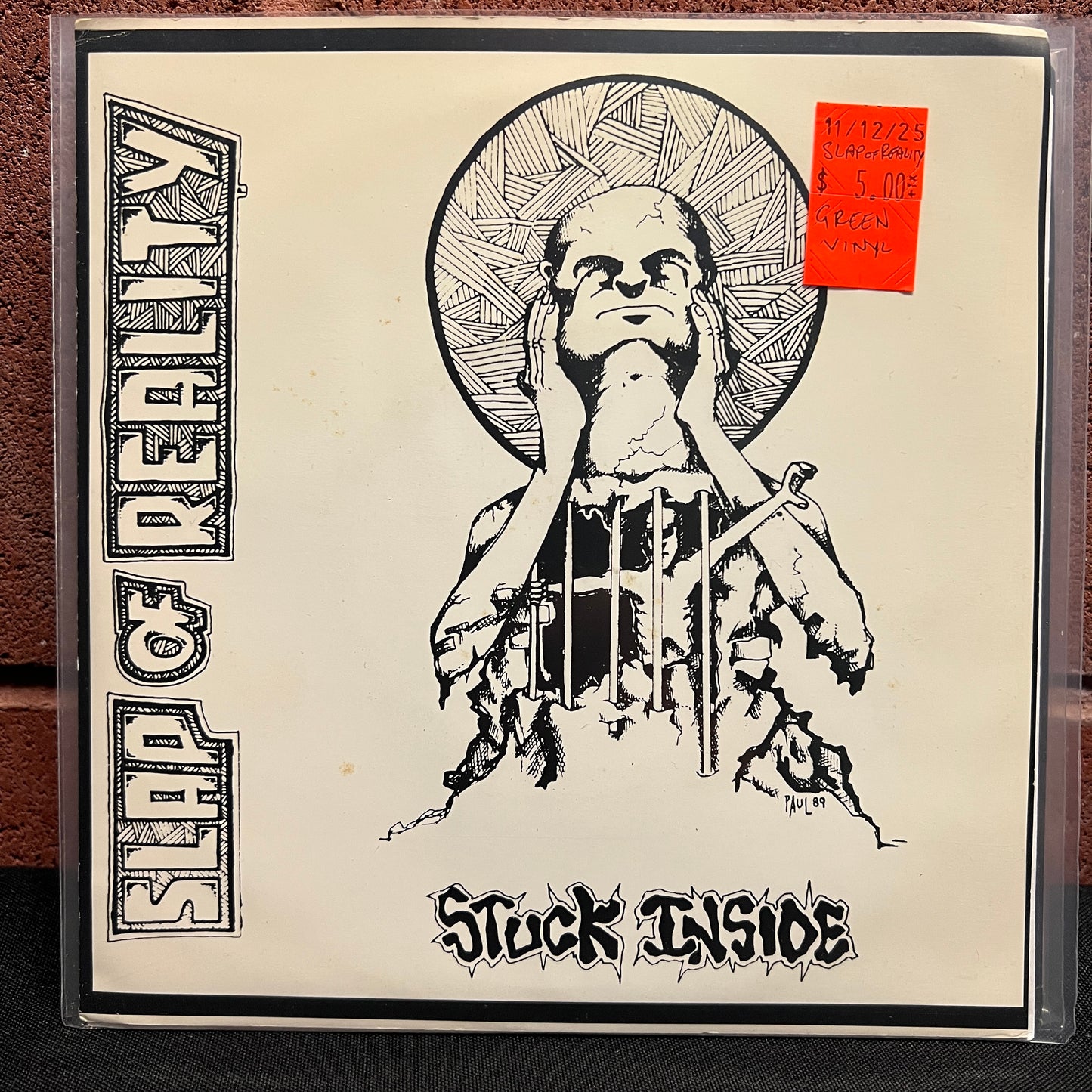 Used Vinyl: Slap of Reality "Stuck Inside" 7" (Green Vinyl)