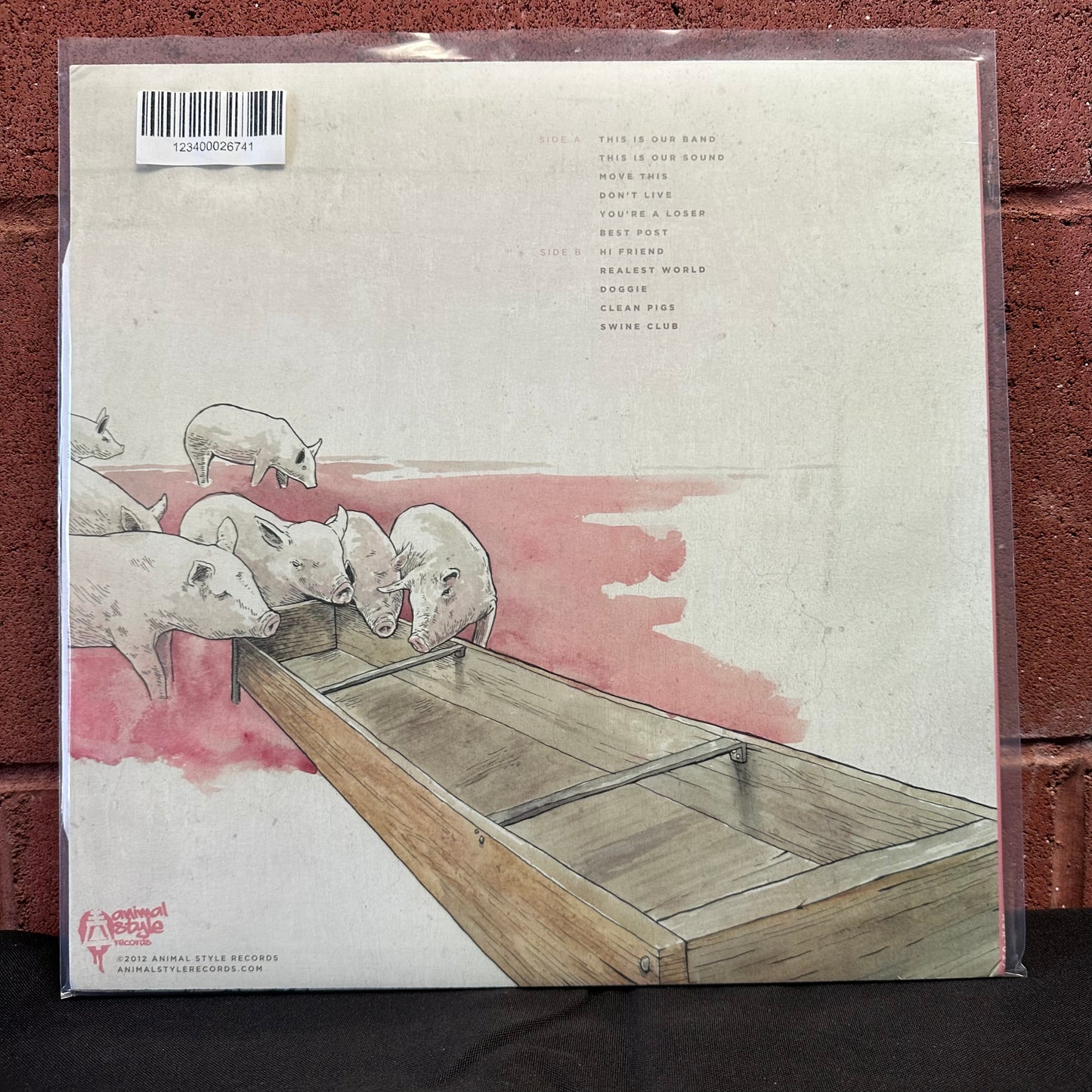 Used Vinyl:  The Fake Boys ”Pig Factory” LP (Pink Vinyl)