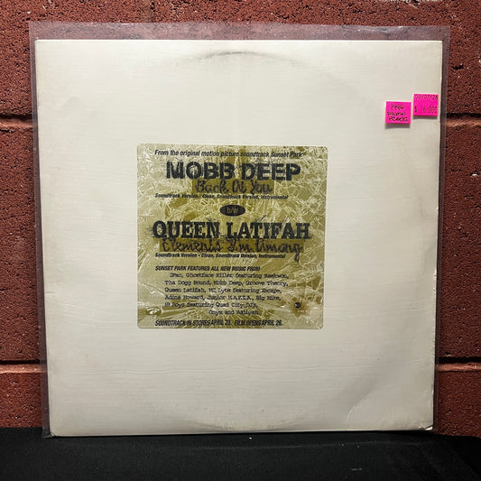 Used Vinyl: Mobb Deep / Queen Latifah "Back At You / Elements I'm Among" 12" (1996 Promo Press)