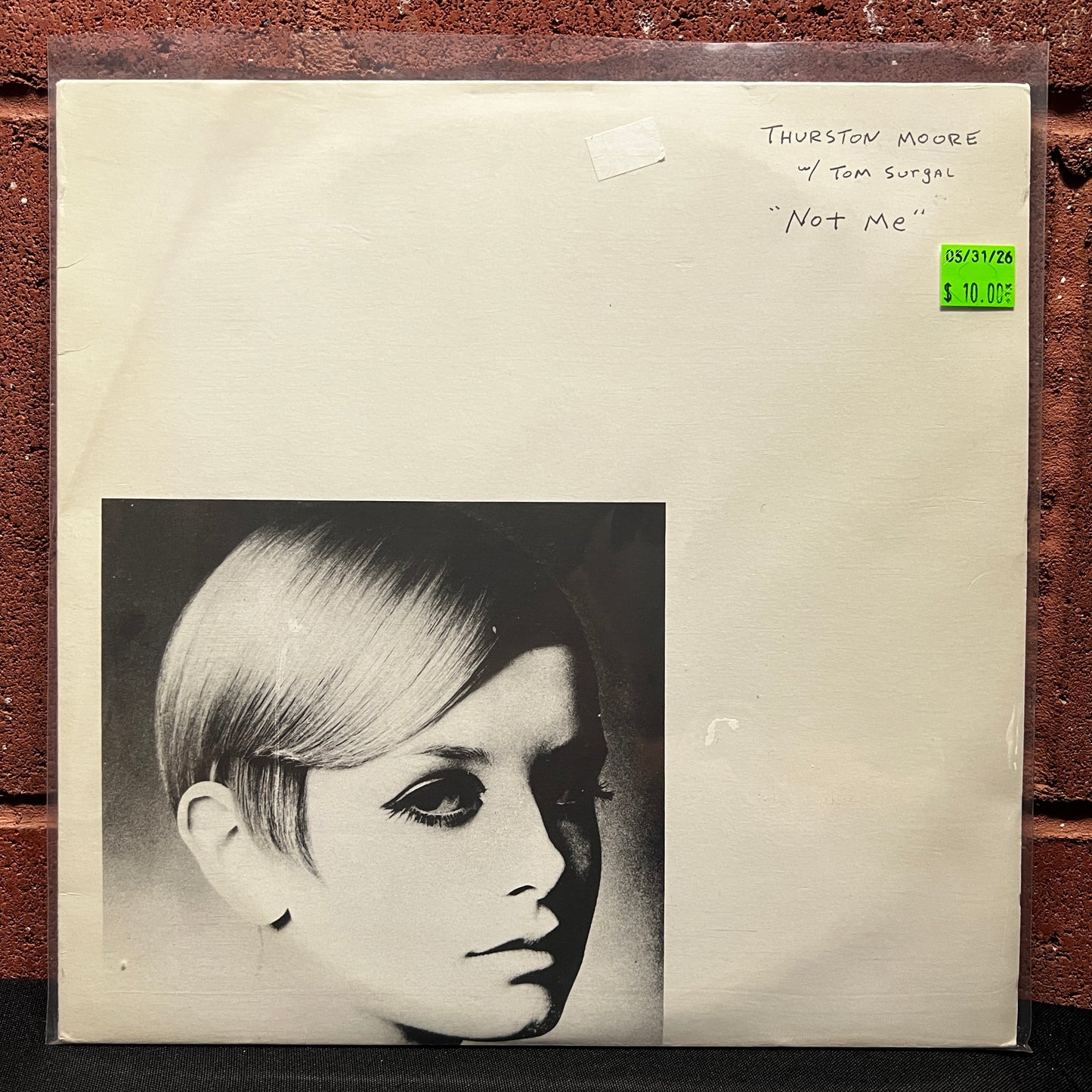 Used Vinyl: Thurston Moore W/ Tom Surgal ‎"Not Me" 10" (1996 UK Press)