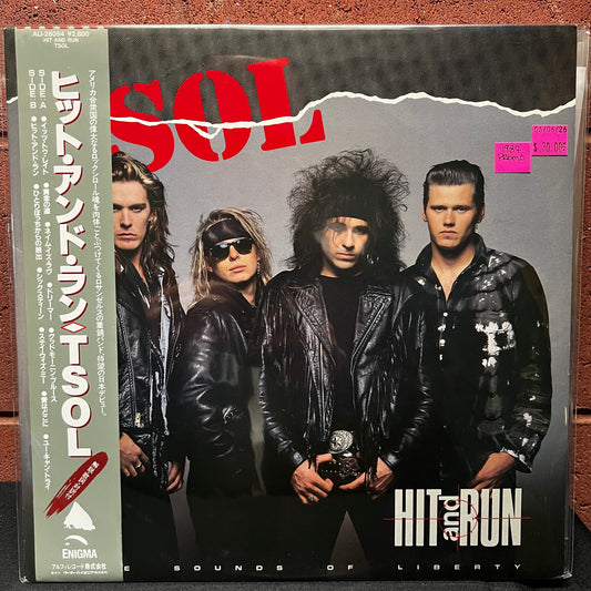 Used Vinyl: T.S.O.L. "Hit And Run" LP (1987 Japanese Promo Copy)