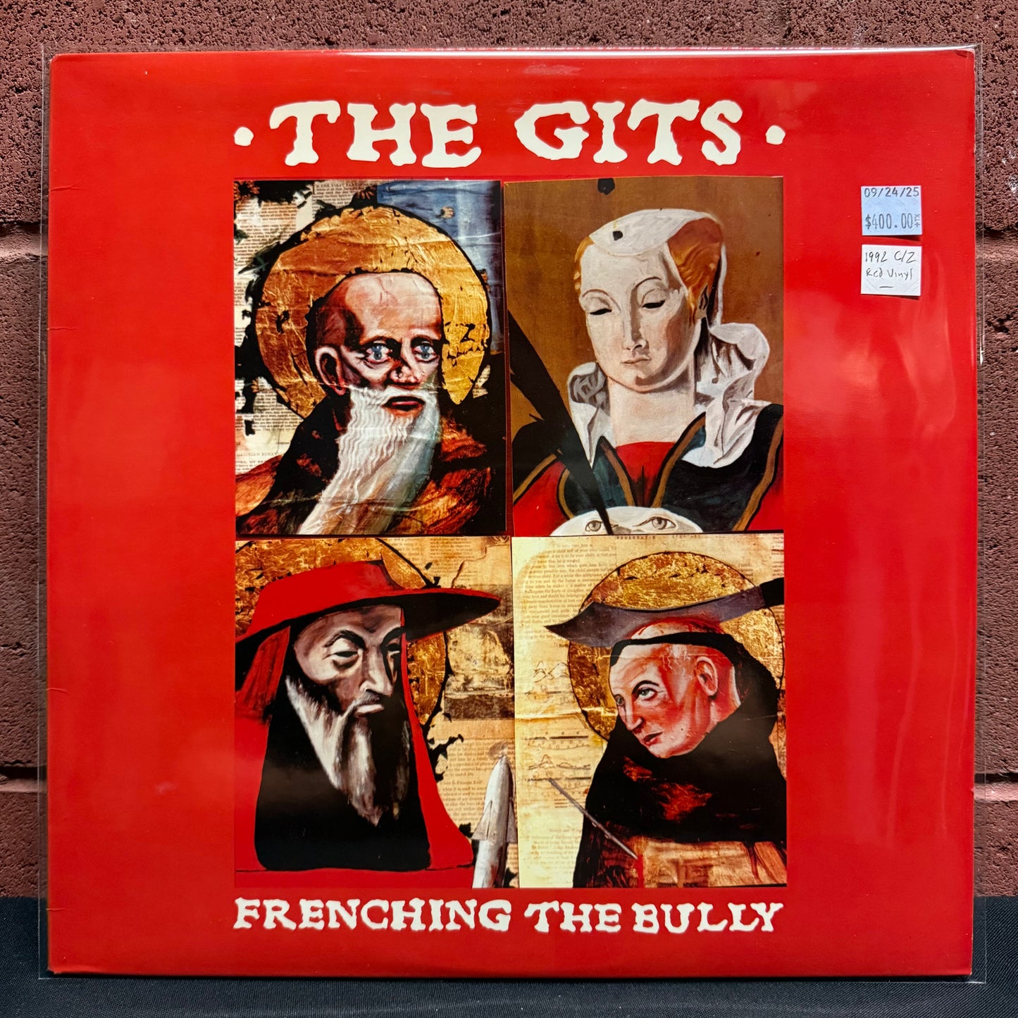 Used Vinyl: The Gits "Frenching The Bully" LP (1992 CZ Red Vinyl press w/Insert)
