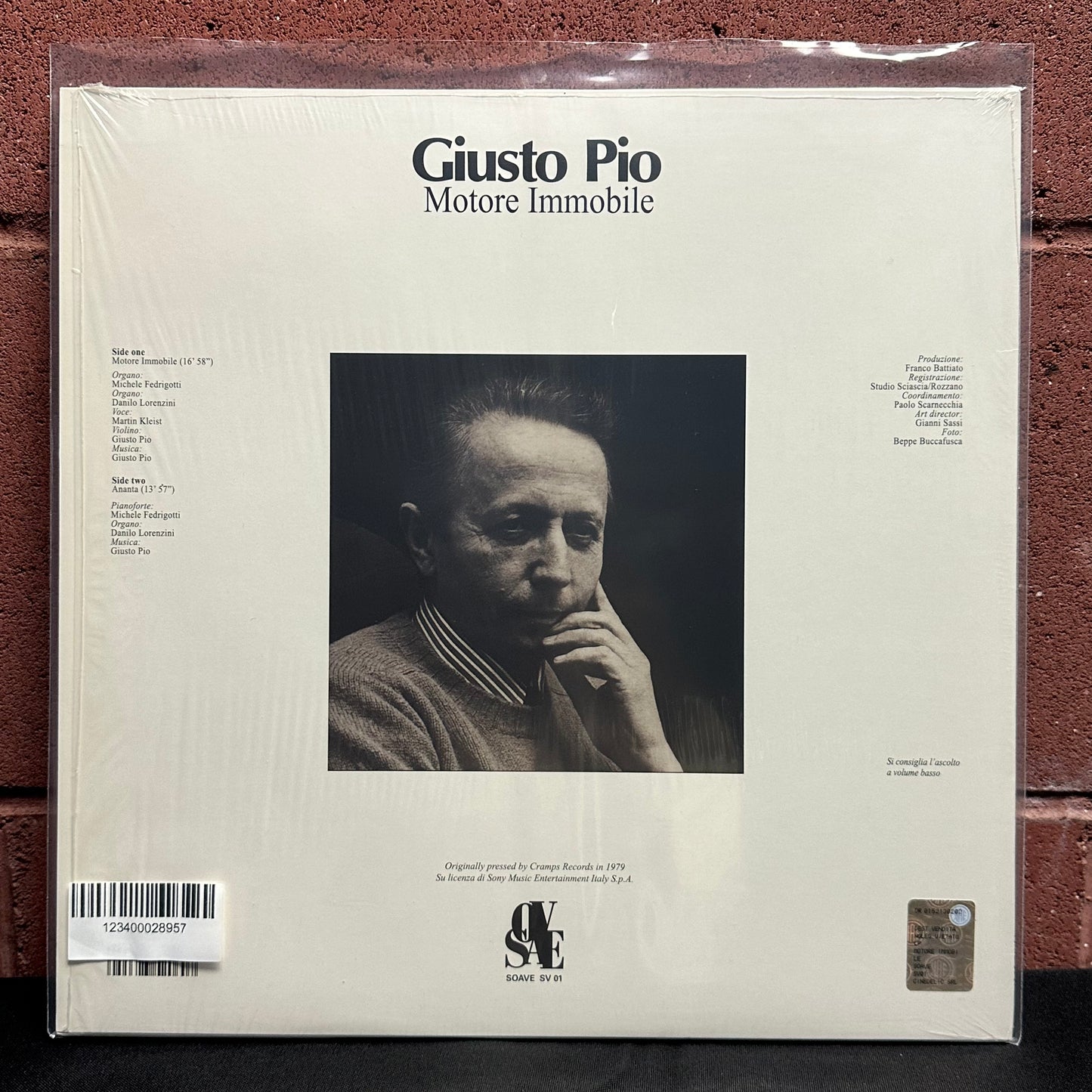 Used Vinyl: Giusto Pio "Motore Immobile" LP