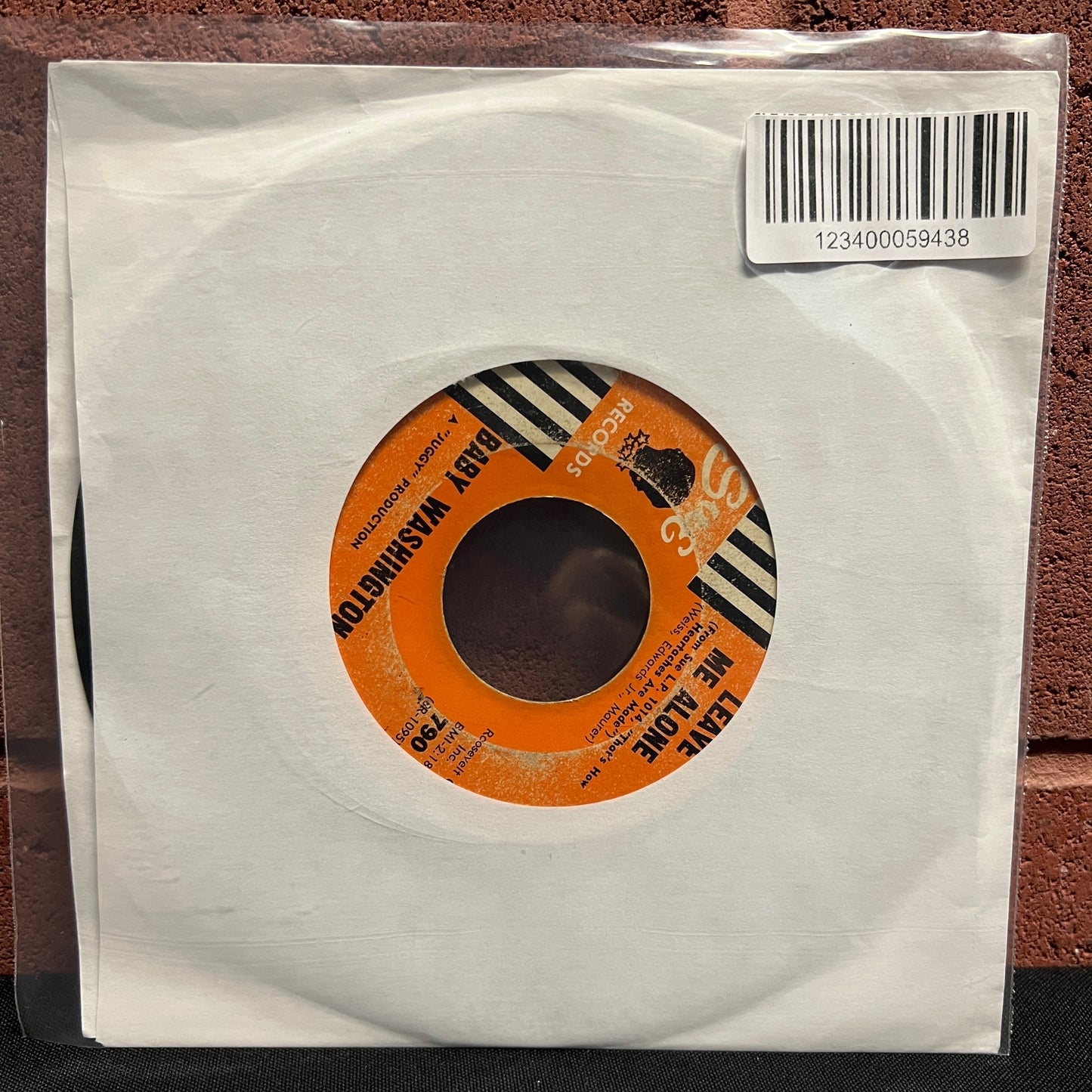 Used Vinyl: Baby Washington "Leave Me Alone / You And The Night And The Music" 7"