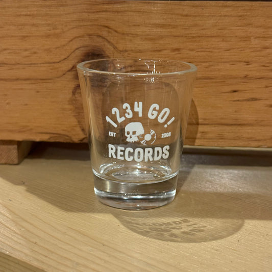 1-2-3-4 Go! Records "14 @ 40th" Shot Glass