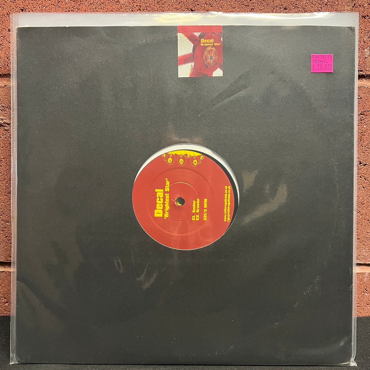 Used Vinyl: Decal "Brightest Star" 2x12"