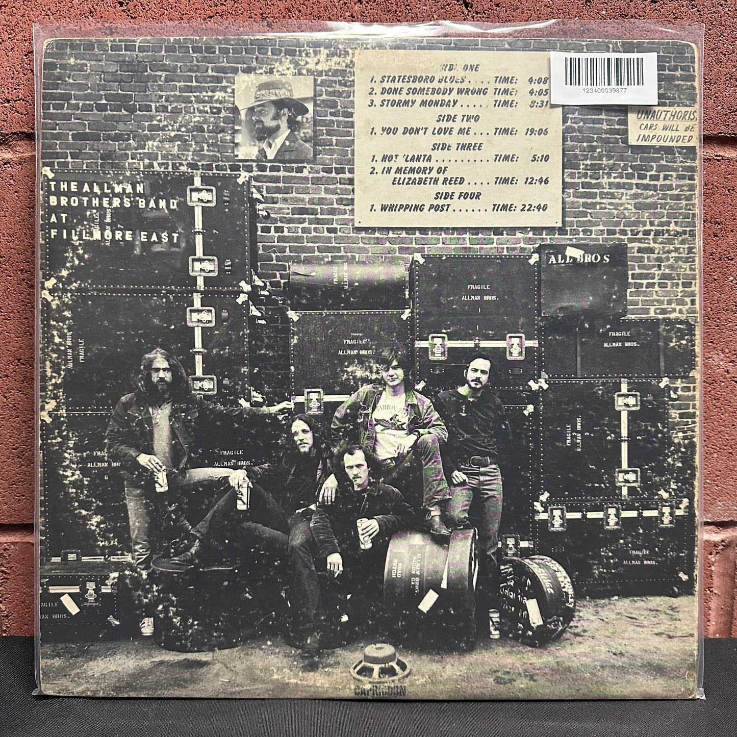 Used Vinyl: Allman Brothers Band "Allman Brothers Band At Fillmore East" 2xLP (early 1970's pressing)