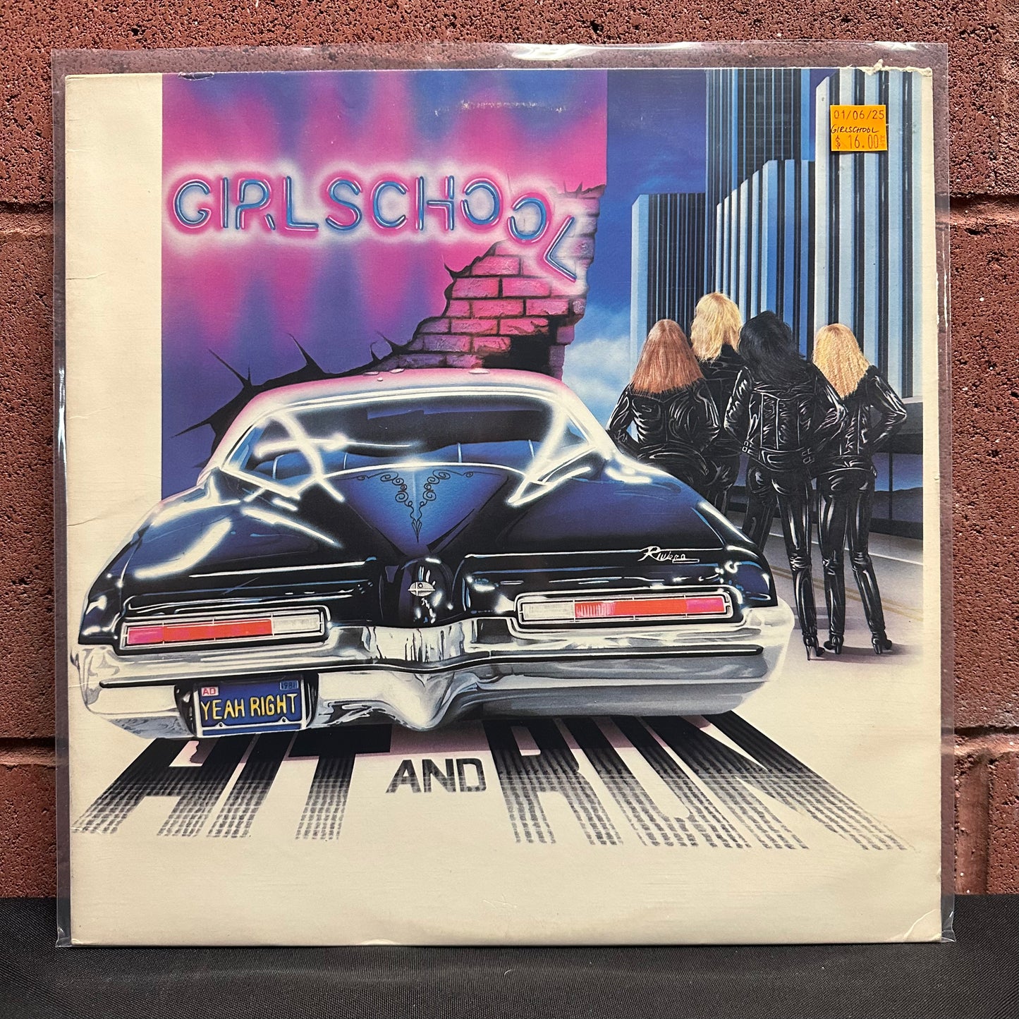 Used Vinyl: Girlschool "Hit and Run" LP