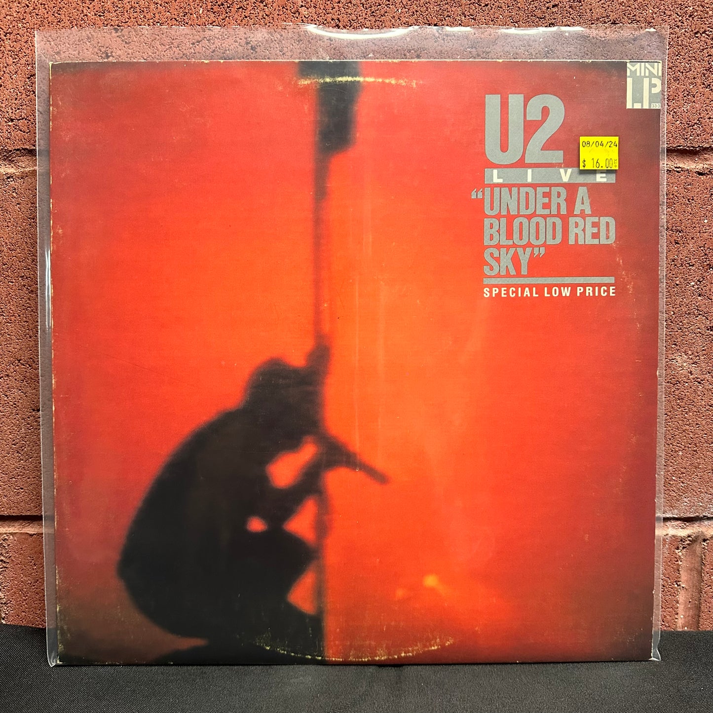 Used Vinyl:  U2 ”Live "Under A Blood Red Sky"” LP