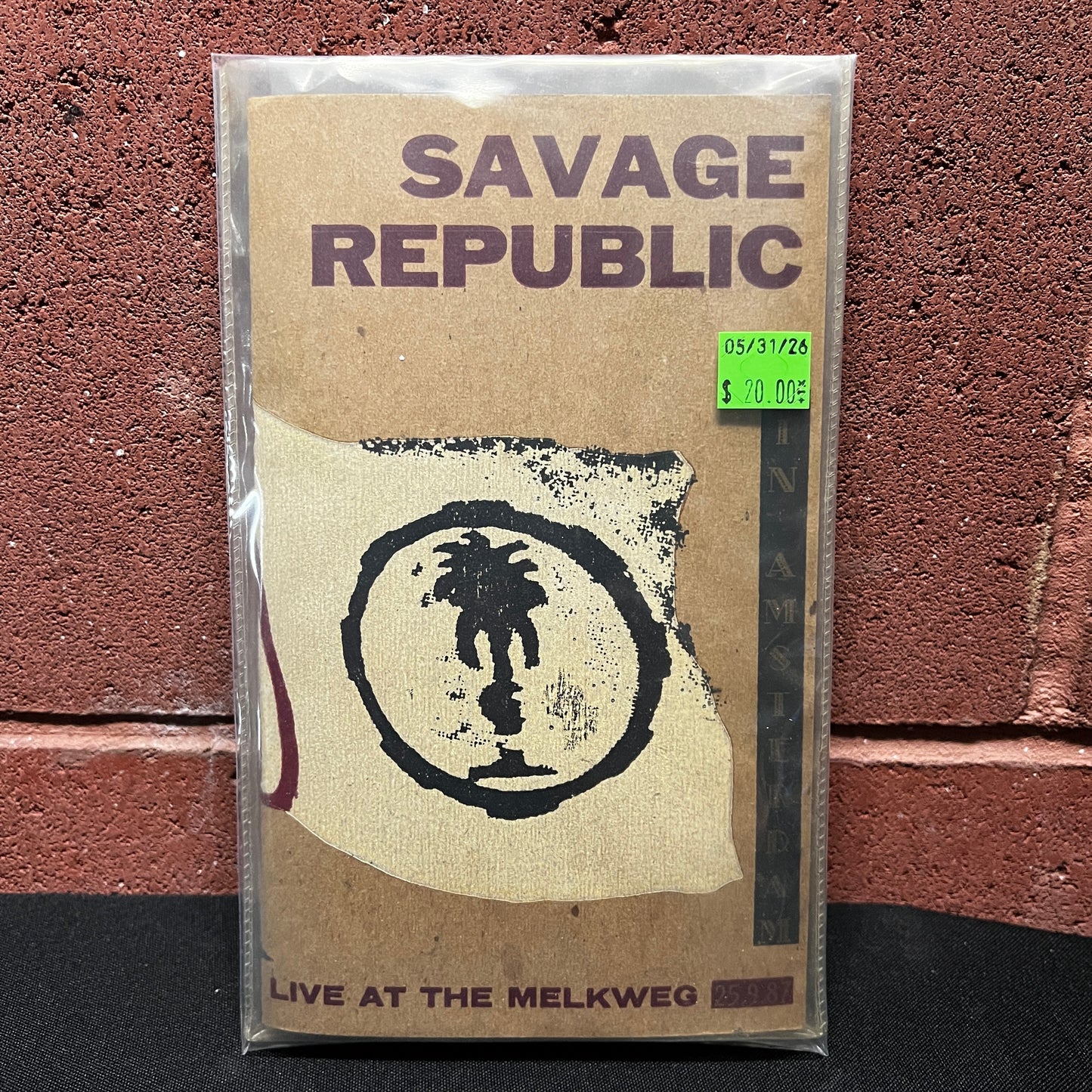 Used Cassette: Savage Republic "Live At The Melkweg 25.9.87" Tape