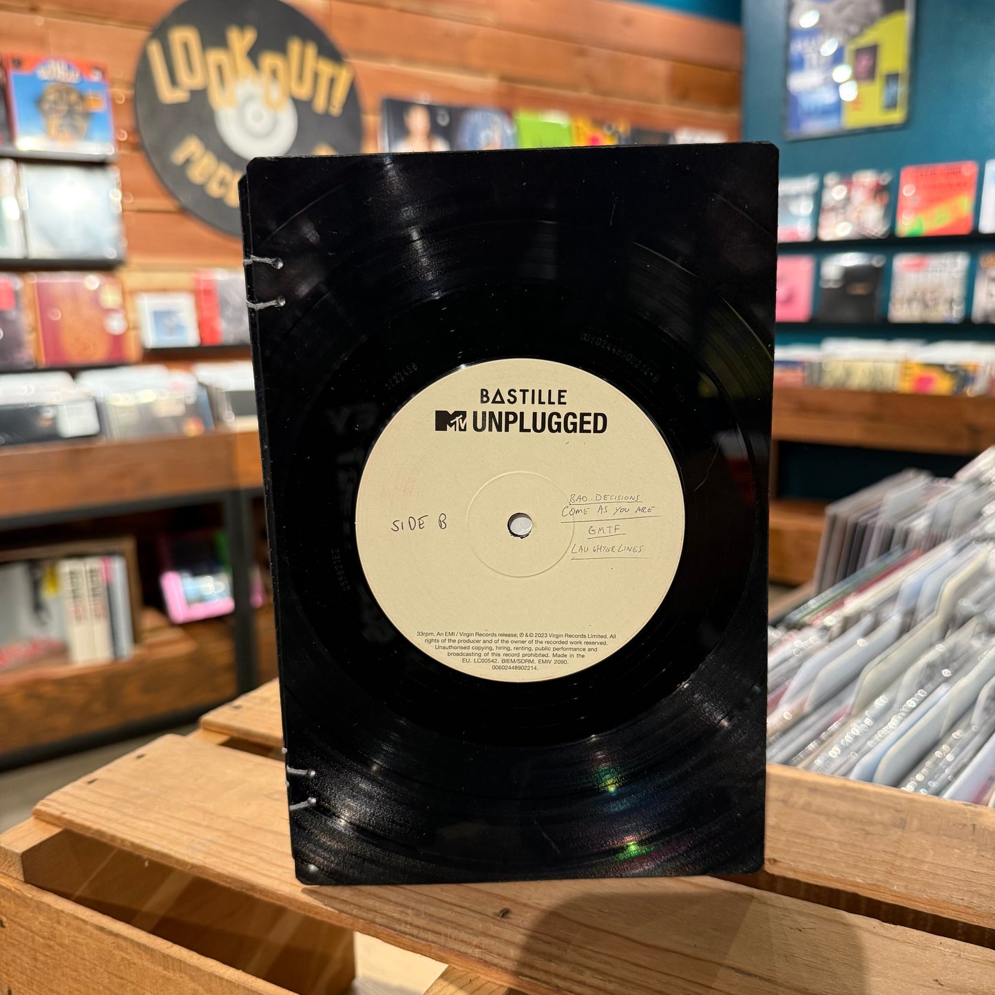 Bastille Recycled Vinyl Journal