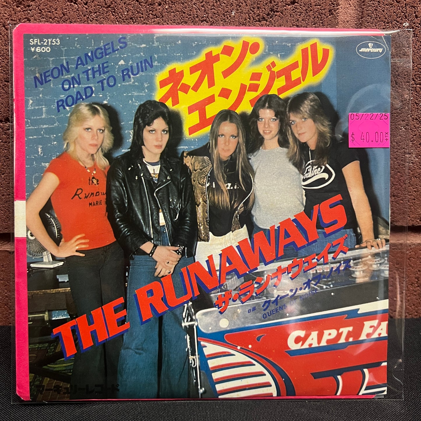 Used Vinyl: The Runaways "Neon Angels On The Road To Ruin/Queens Of Noise" 7" (Japanese Press)