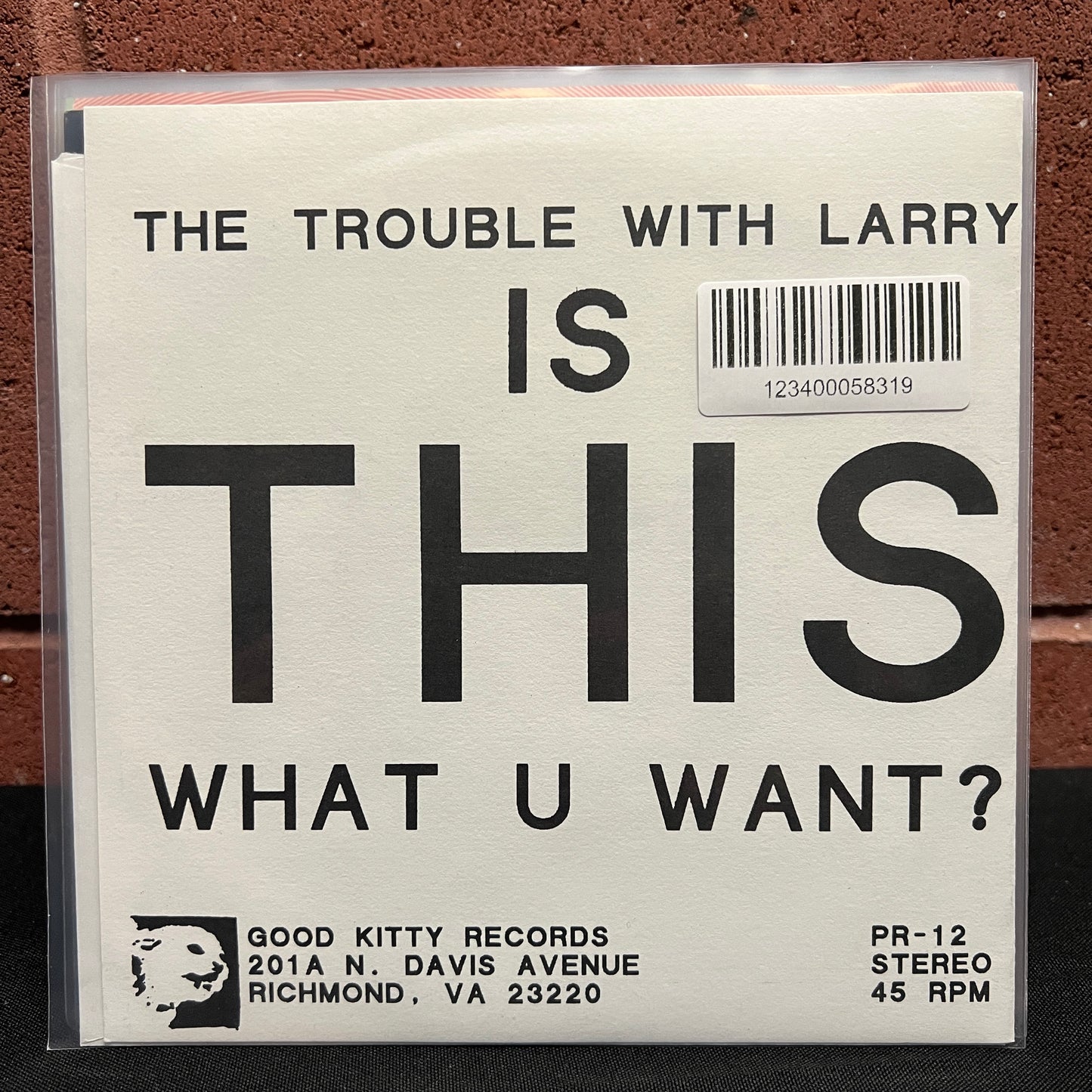Used Vinyl: The Trouble With Larry "Cult Heroes" 7"