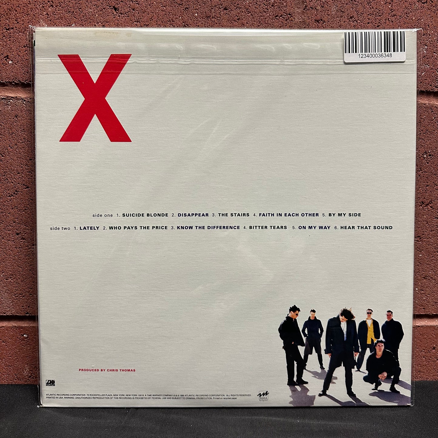 Used Vinyl:  INXS ”X” LP (1990 US Original)