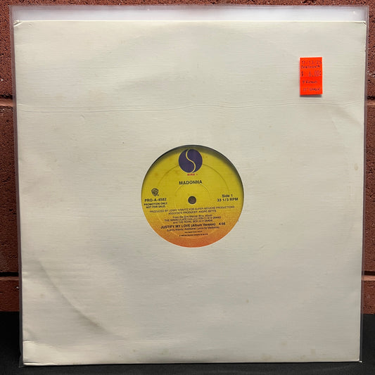 Used Vinyl: Madonna "Justify My Love" 12" Single (Promo)