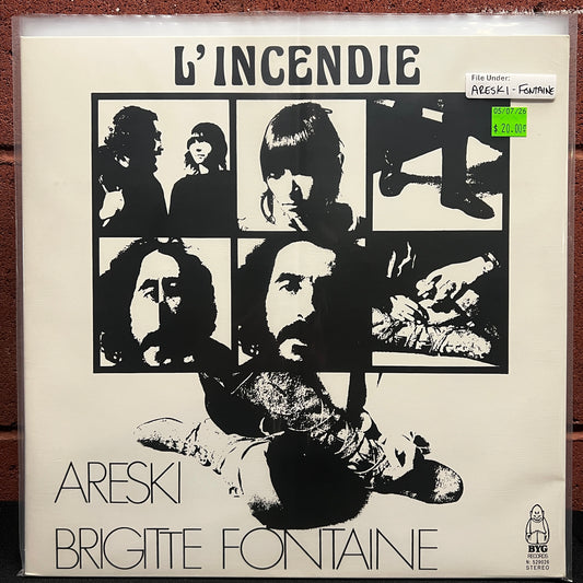 Used Vinyl: Areski / Brigitte Fontaine "L'Incendie" LP (180 Gram reissue)
