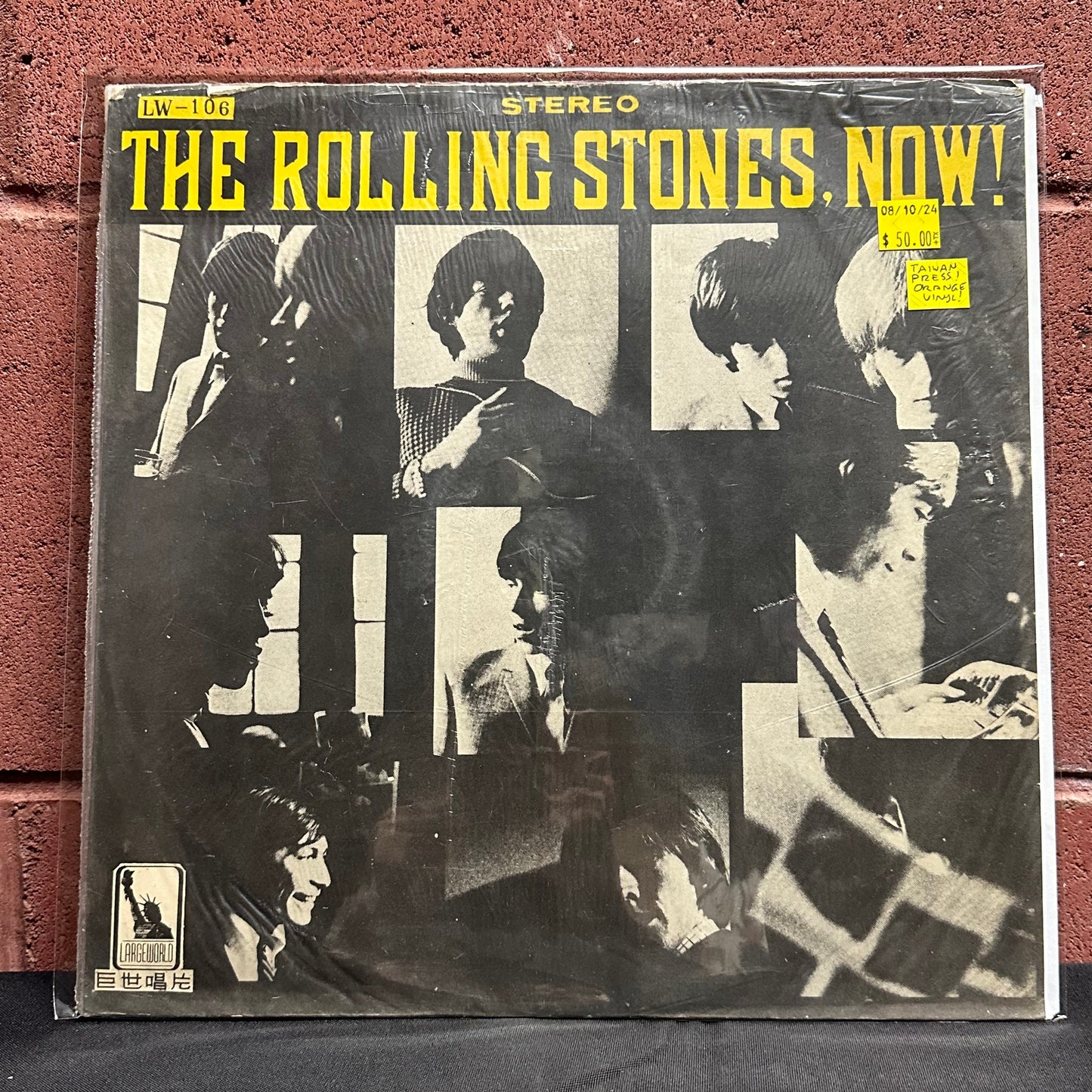 Used Vinyl: Rolling Stones ”The Rolling Stones, Now!” LP (Taiwan Press, Unoff, Orange Vinyl)