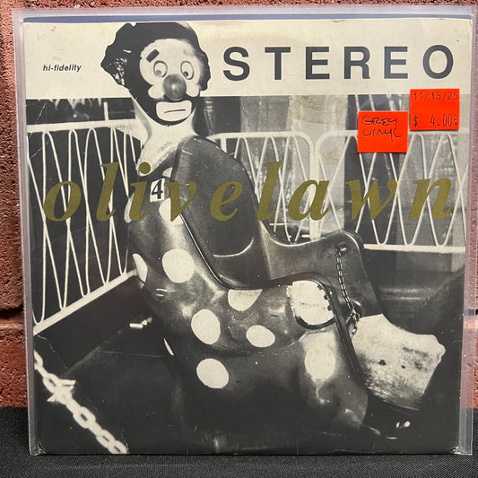 Used Vinyl: Olivelawn "4 Is Greater Than 2" 7" (Grey Marble Vinyl)