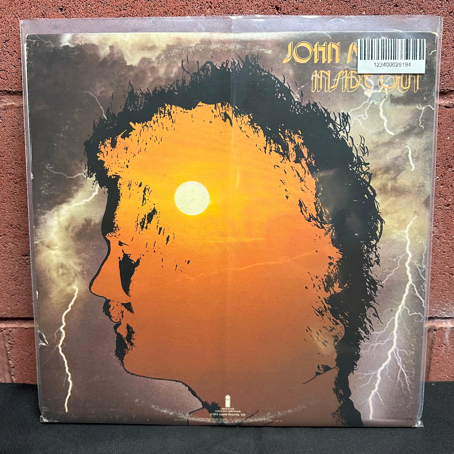 Used Vinyl:  John Martyn ”Inside Out” LP