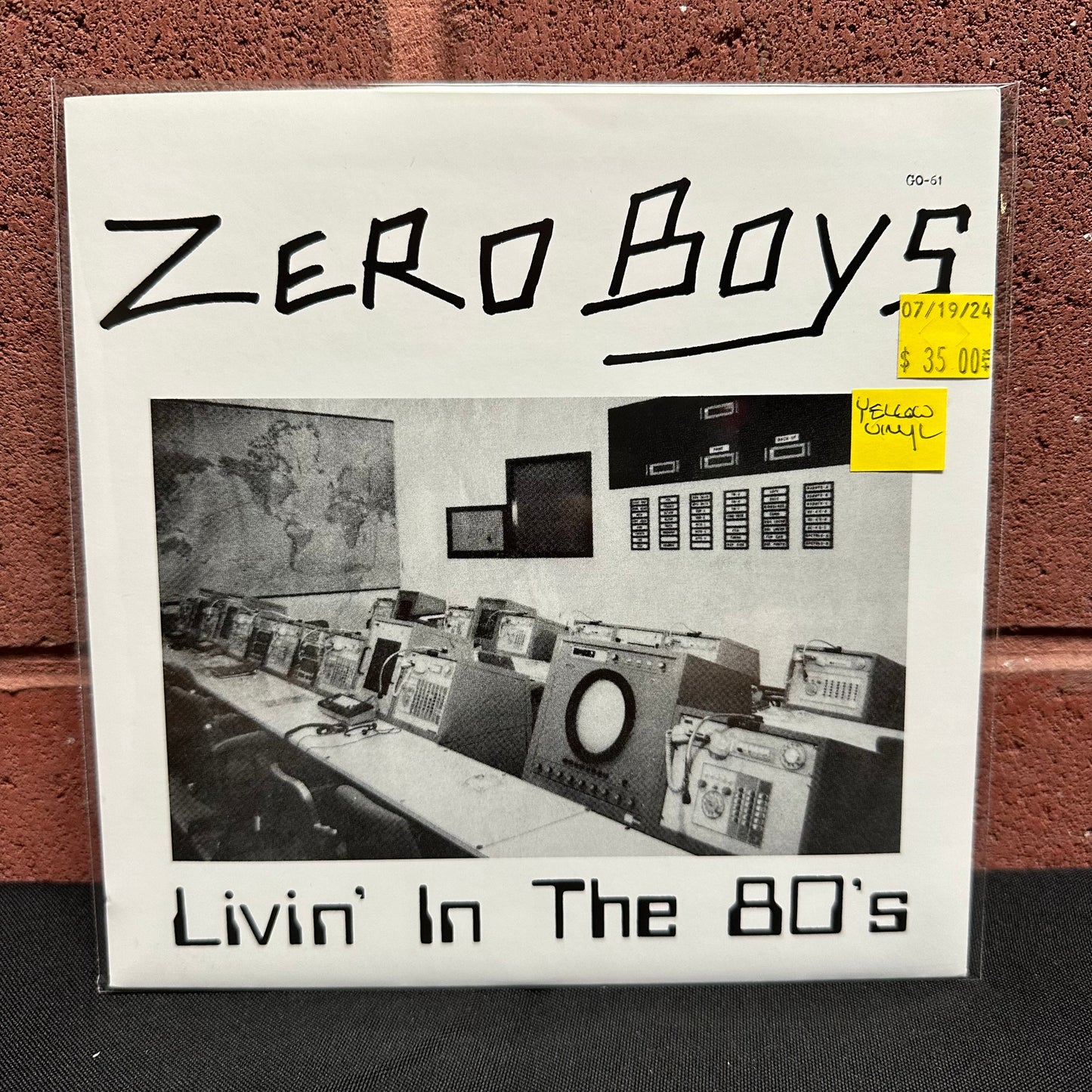 Used Vinyl:  Zero Boys ”Livin' In The 80's” 7" (Yellow vinyl)