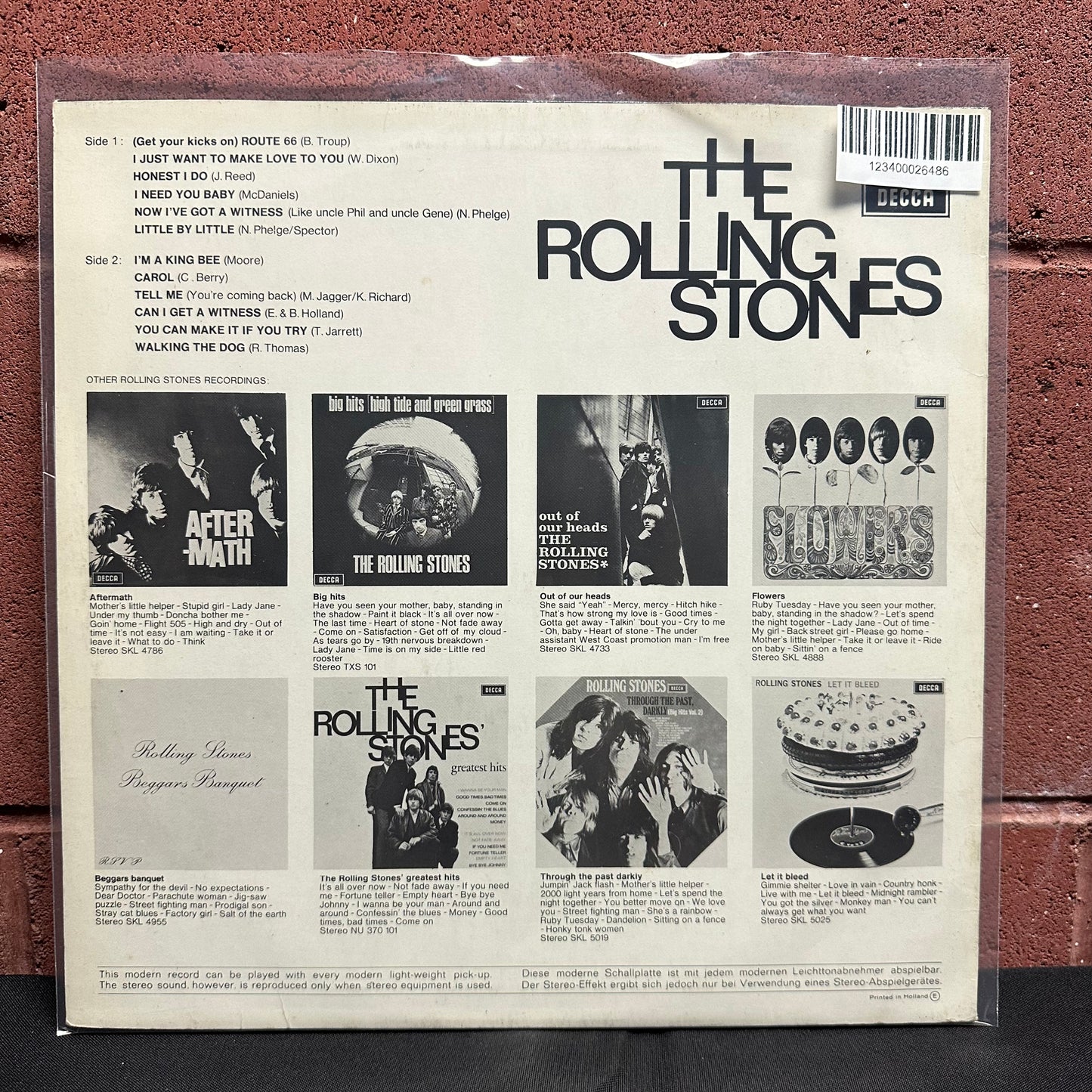 Used Vinyl:  The Rolling Stones ”The Rolling Stones” LP