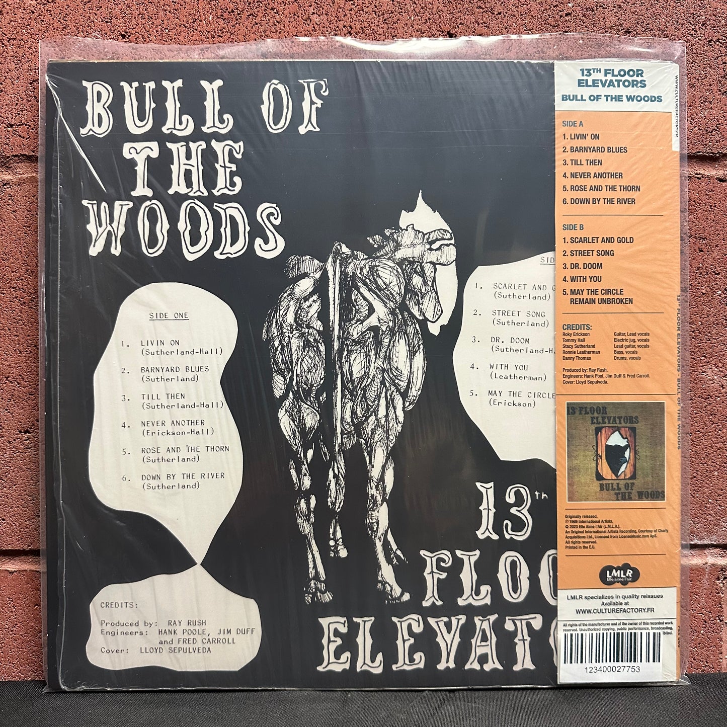 Used Vinyl:  13th Floor Elevators ”Bull Of The Woods” LP (White vinyl)