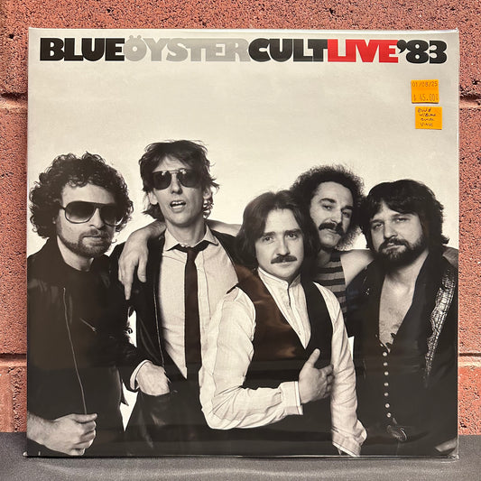 Used Vinyl: Blue Oyster Cult "Live '83" 2xLP (Blue with Black Swirl vinyl)