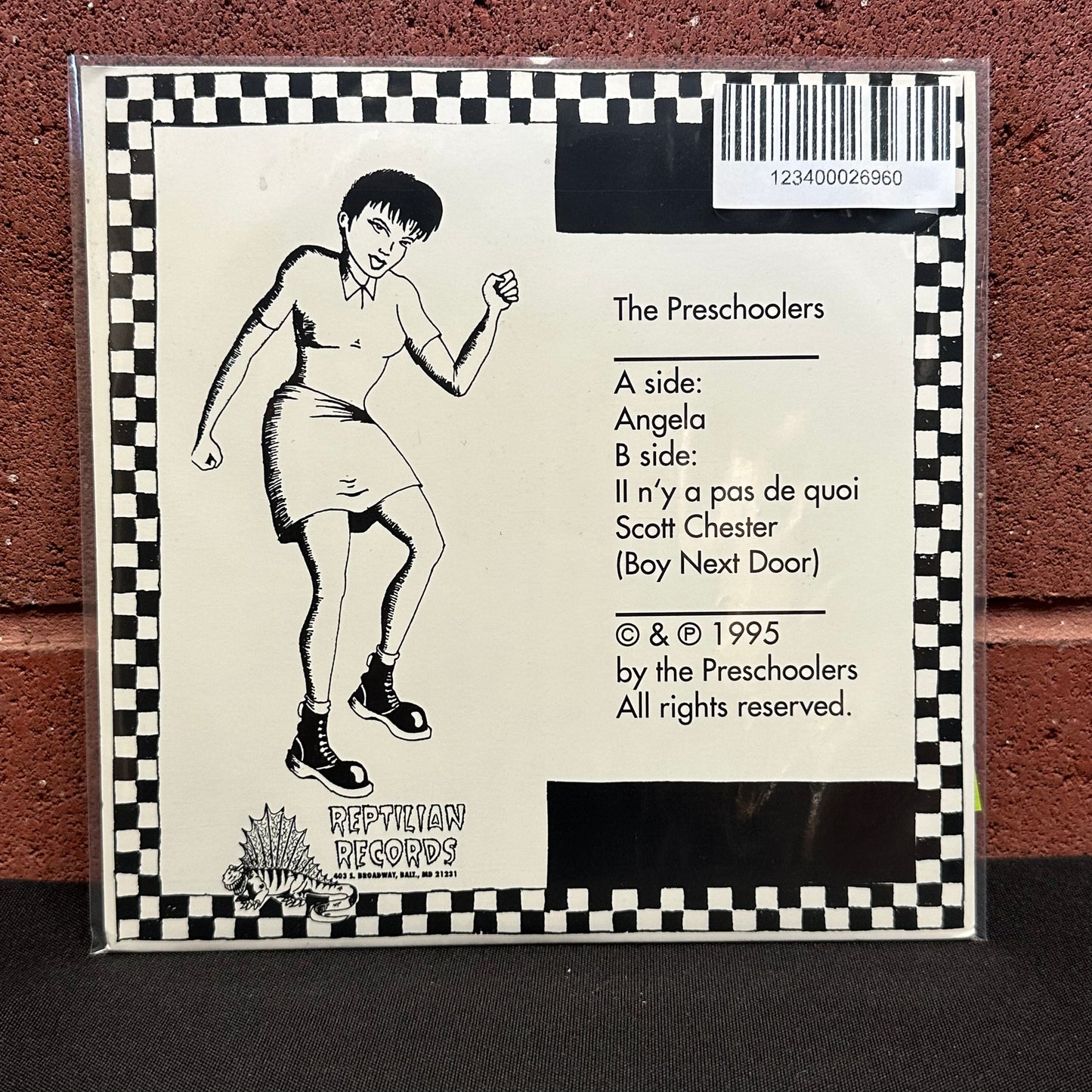 Used Vinyl:  The Preschoolers ”Angela” 7"