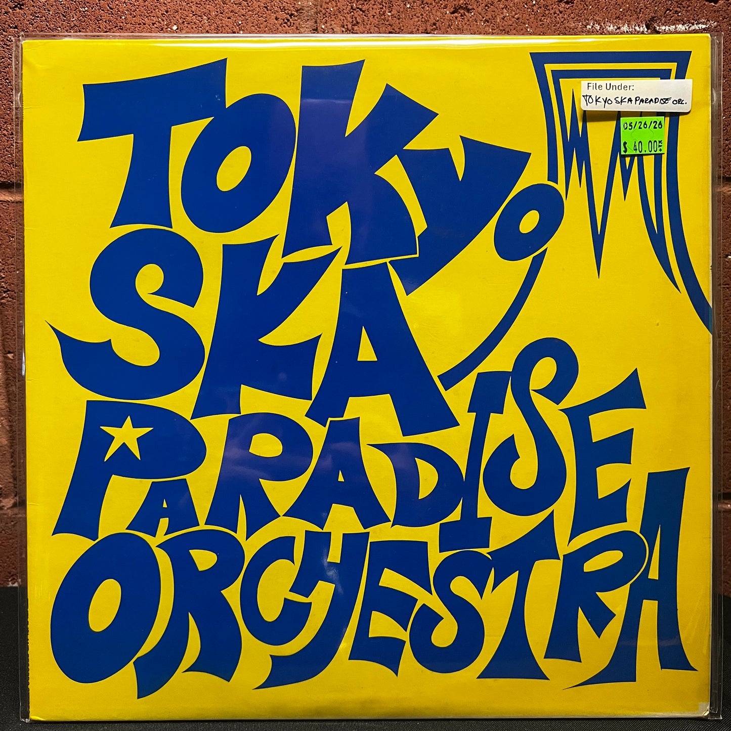 Used Vinyl: Tokyo Ska Paradise Orchestra "S/T" LP (1989 Japanese Blue Font Cover)