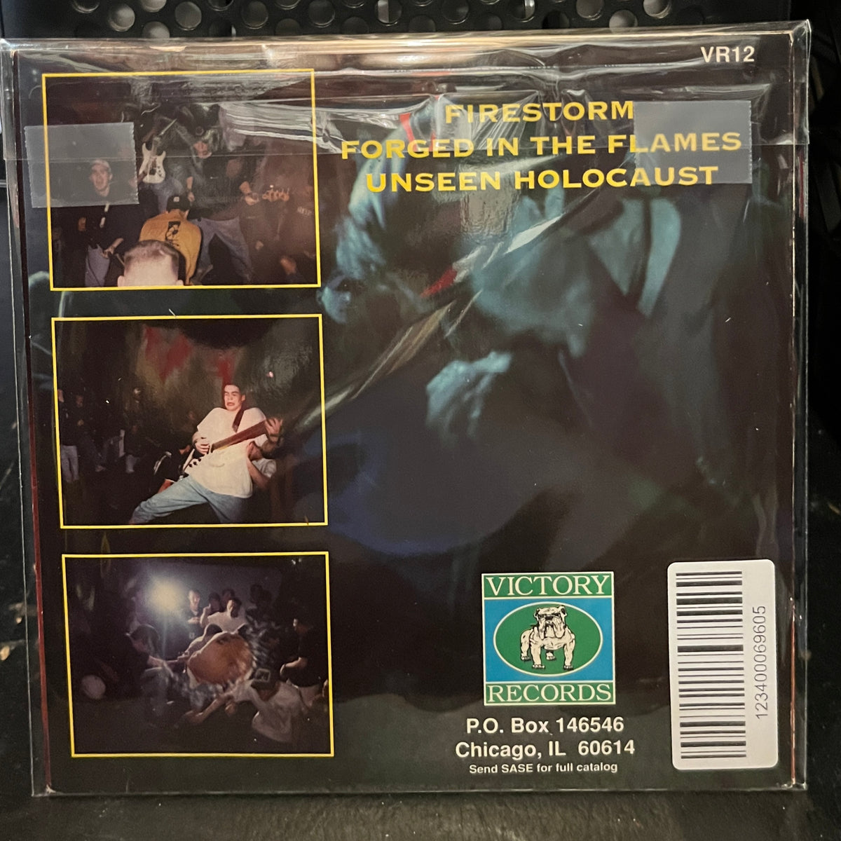Used Vinyl: Earth Crisis "Firestorm" 7" (Green Marbled vinyl)