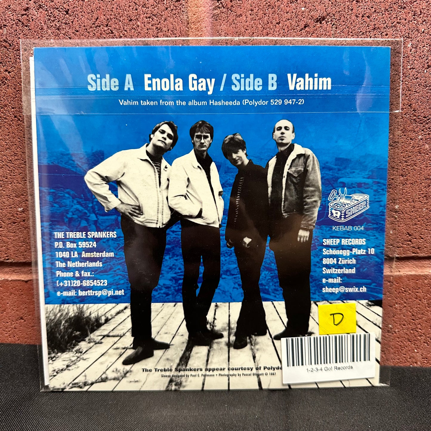 USED VINYL: The Treble Spankers “Enola Gay” 7"