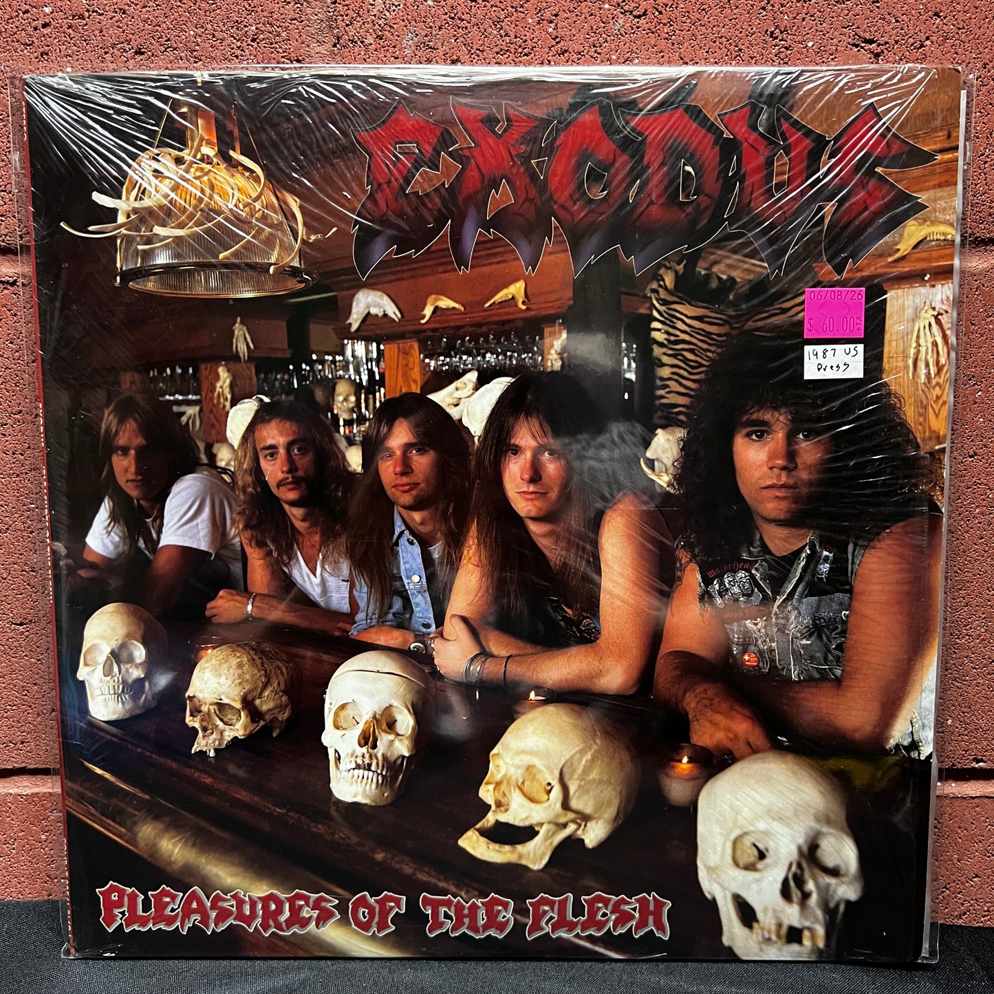 Used Vinyl: Exodus "Pleasures Of The Flesh" (1987 US "EMW" Press In Shrink)