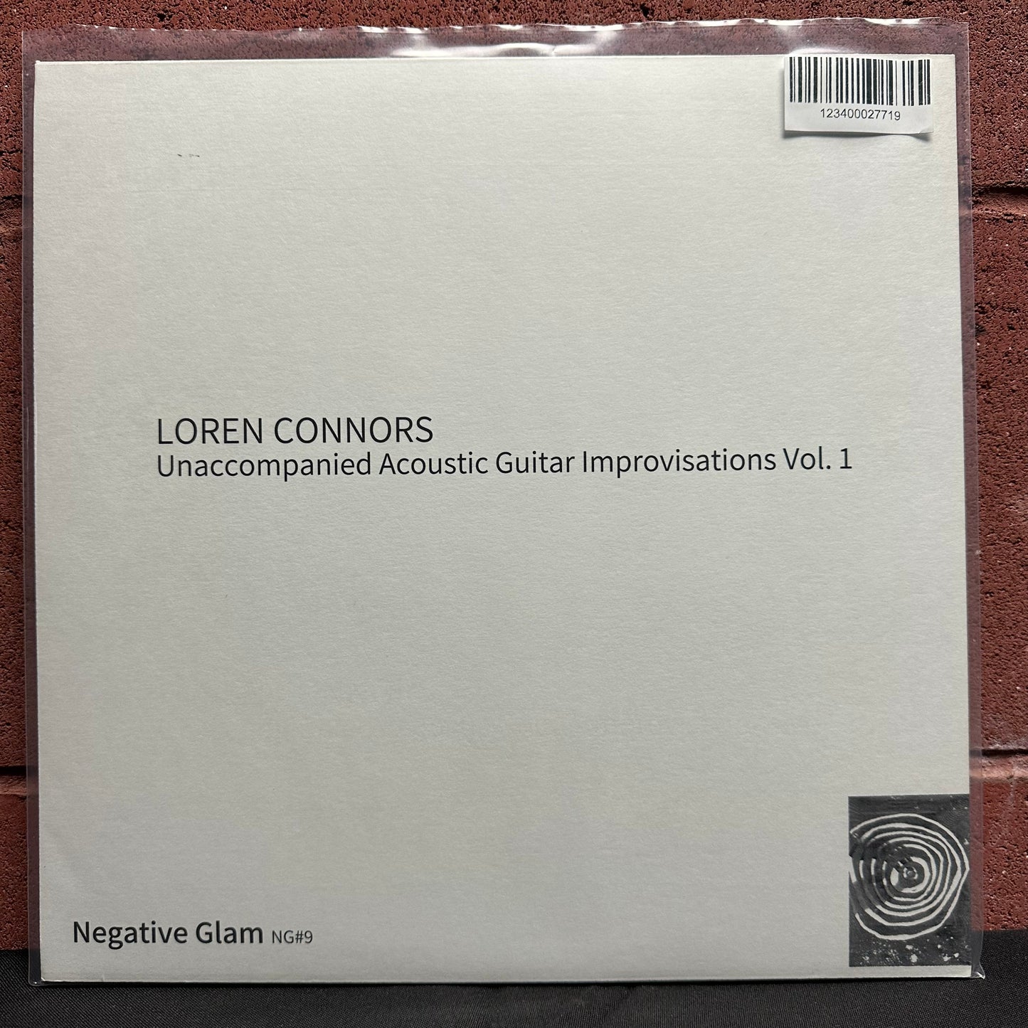 Used Vinyl:  Loren Mazzacane Connors ”Unaccompanied Acoustic Guitar Improvisations Vol. 1” LP