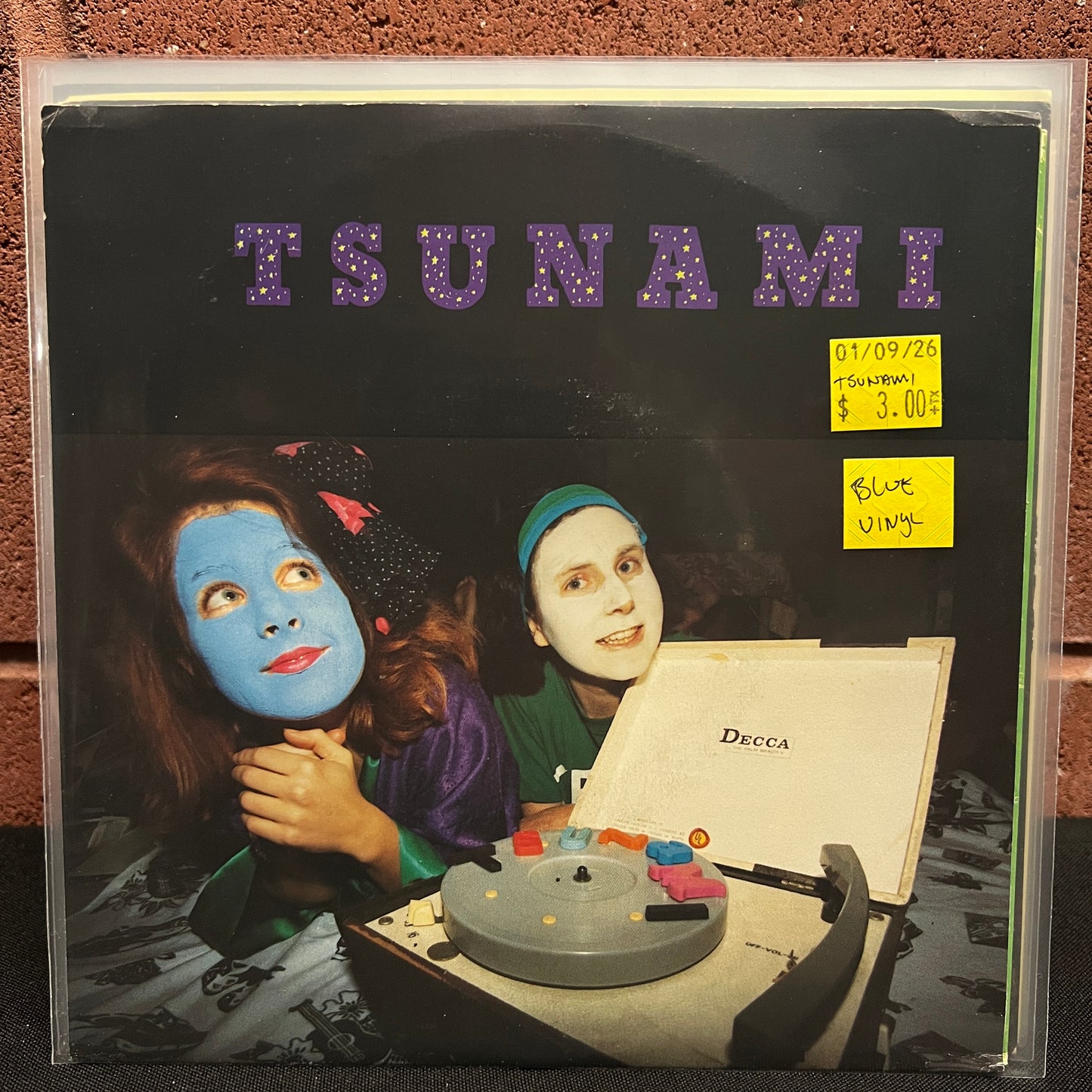 Used Vinyl: Tsunami "Geniuses of Crack" 7" (Blue vinyl)