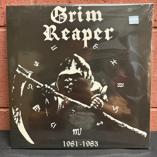 Used Vinyl: Grim Reaper "Bleed 'Em Dry / For Demonstration Only" 2xLP (Sealed)