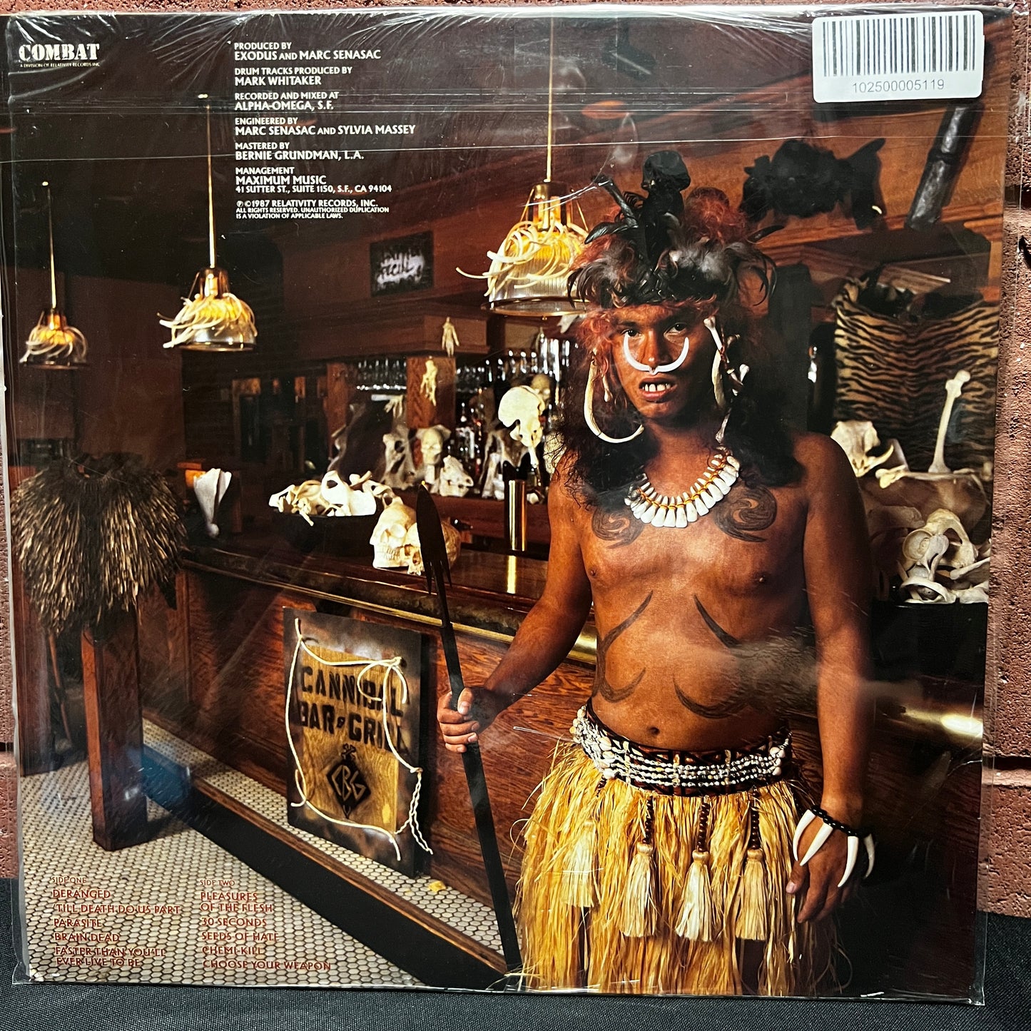 Used Vinyl: Exodus "Pleasures Of The Flesh" (1987 US "EMW" Press In Shrink)