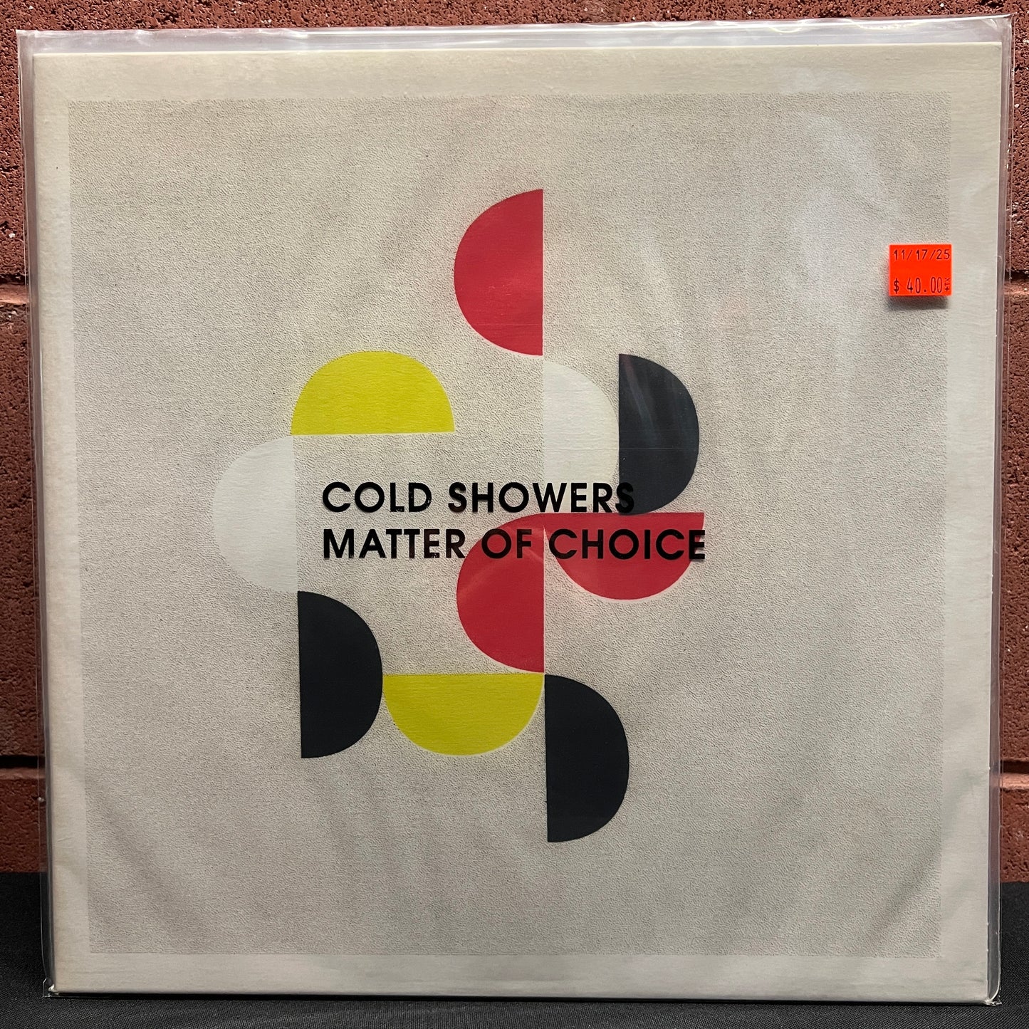 Used Vinyl: Cold Showers "Matter Of Choice" LP