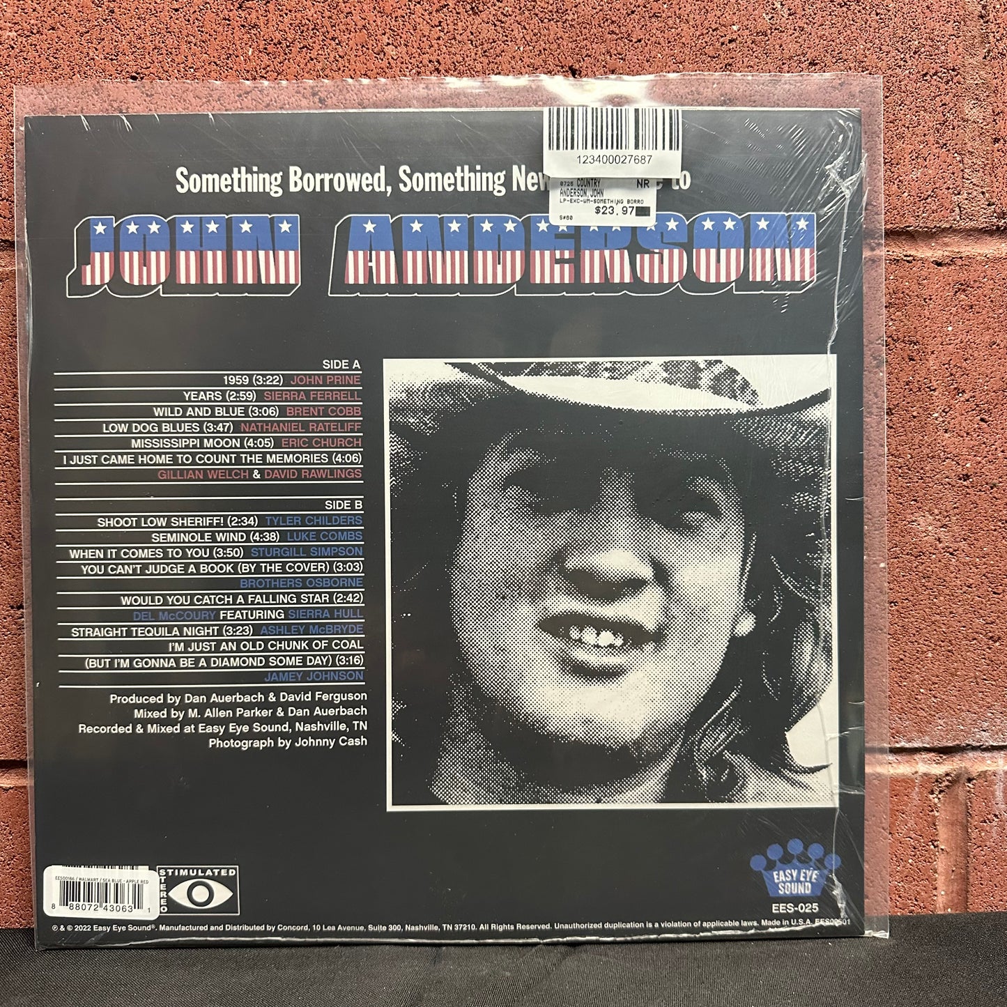 Used Vinyl:  Various ”Something Borrowed, Something New: A Tribute To John Anderson” LP (Blue and red vinyl)