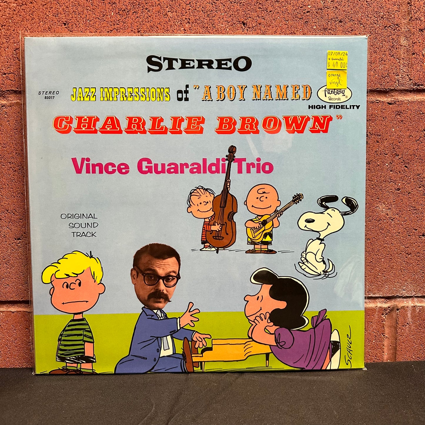 Used Vinyl:  Vince Guaraldi Trio ”Jazz Impressions Of "A Boy Named Charlie Brown"” LP (Orange vinyl)