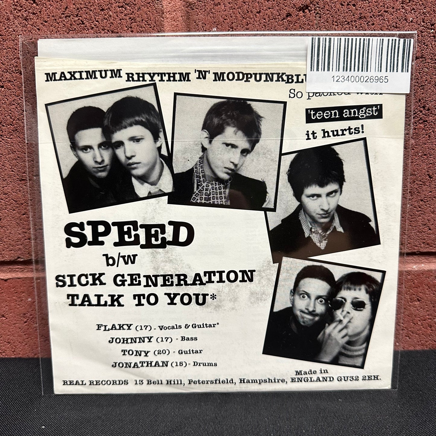 Used Vinyl:  Speed  ”Speed Speed Speed...Is Really All We Need!” 7"