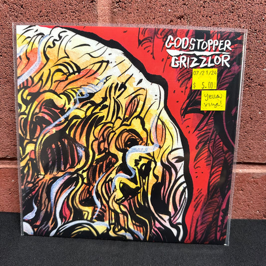 Used Vinyl:  Grizzlor / Godstopper ”Split 7"” 7" (Yellow vinyl)