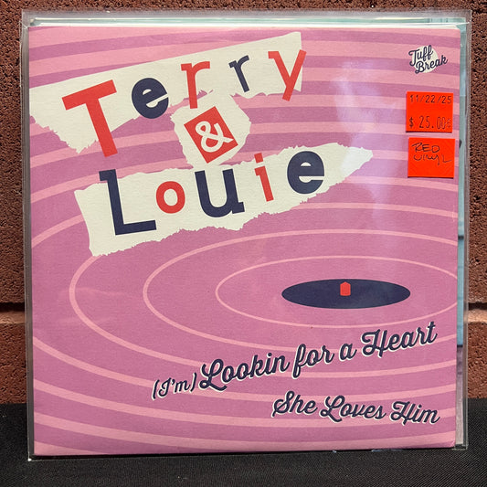 Used Vinyl: Terry & Louie "(I'm) Lookin For A Heart" 7" (Red Vinyl)
