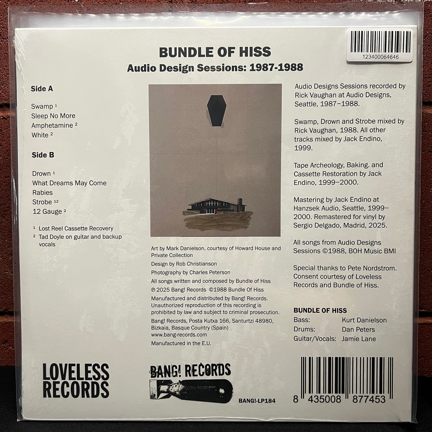 Used Vinyl: Bundle Of Hiss "Audio Design Sessions: 1987-1988" LP (2025 Press - Sealed!)
