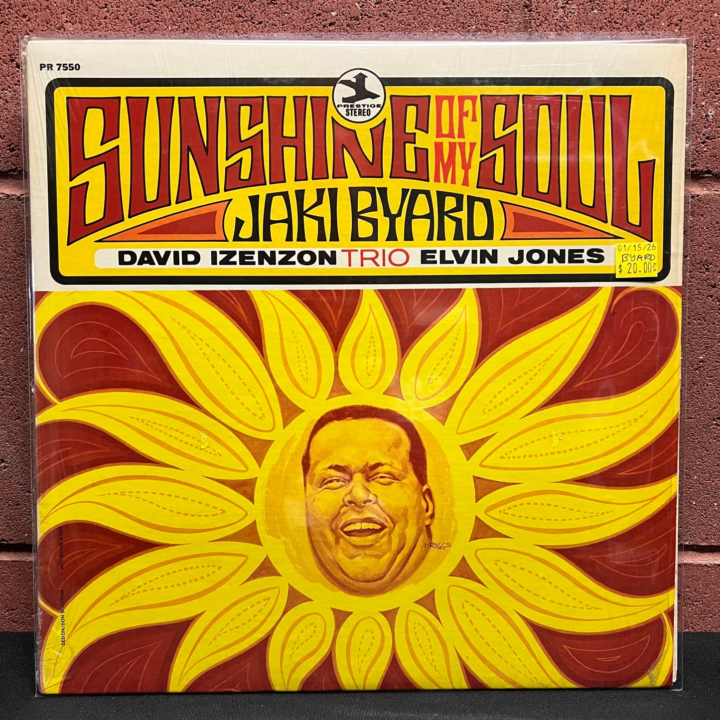Used Vinyl: Jaki Byard Trio "Sunshine of My Soul" LP (1972 pressing, Open in shrink)