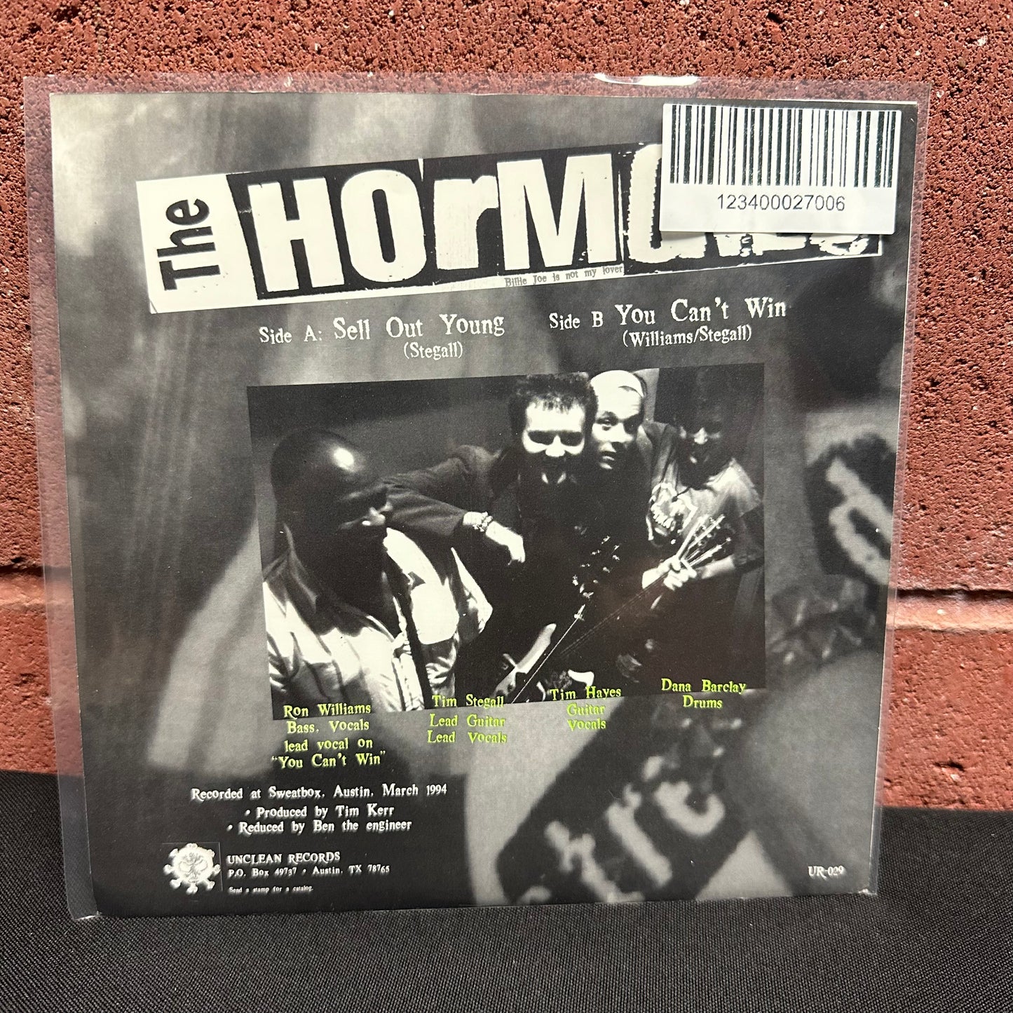 Used Vinyl:  The Hormones ”Sell Out Young” 7"